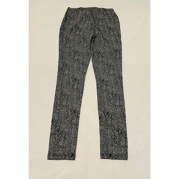 Calvin Klein pull-up stretch pants, black and white - Picture 2 of 5